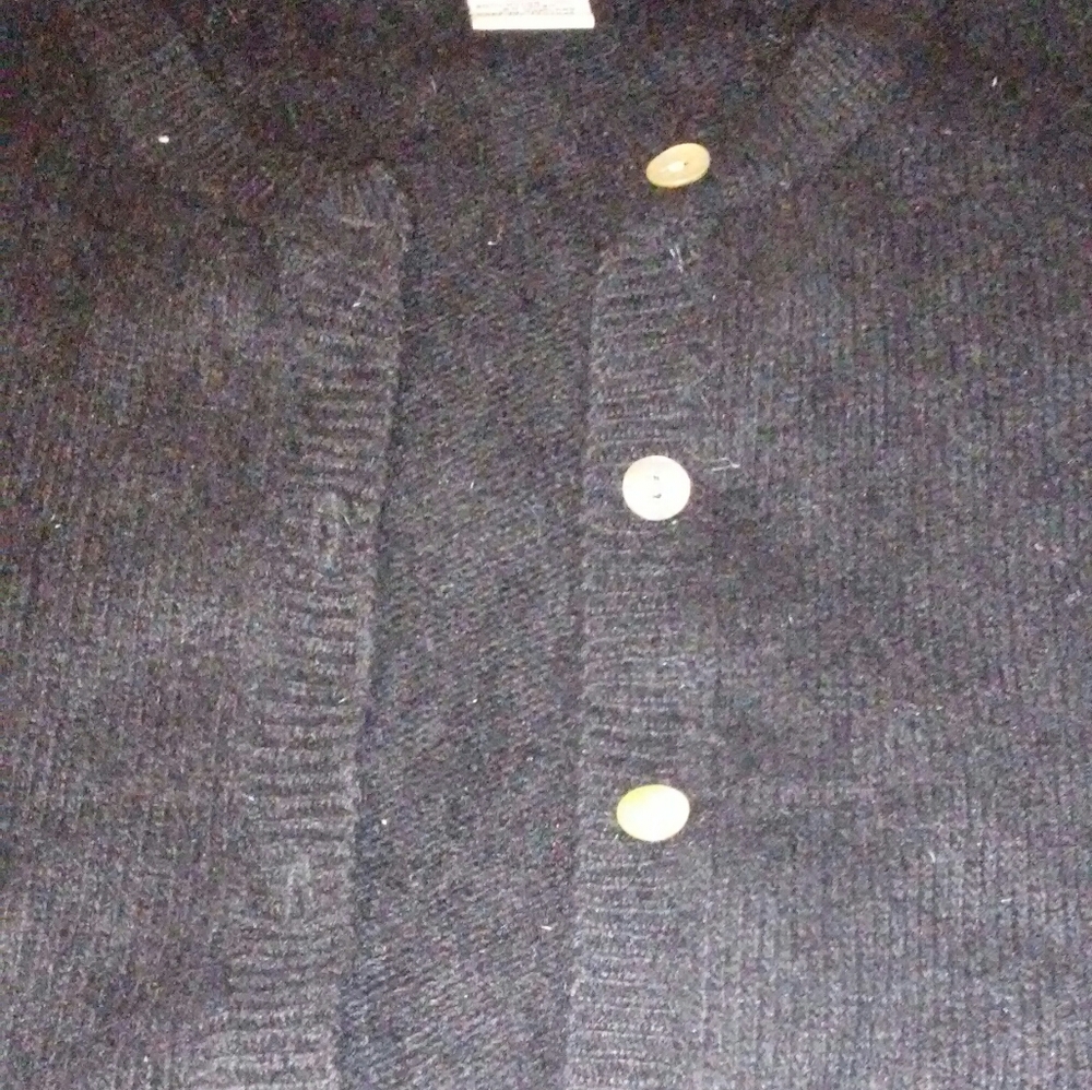 Women's Black Angora Sweater